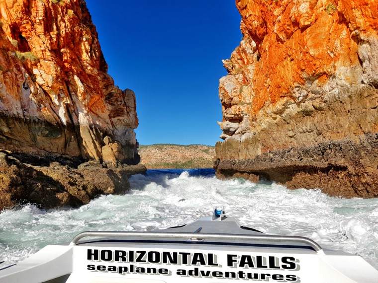 Horizontal Falls is our largest entertainment cost on our trip