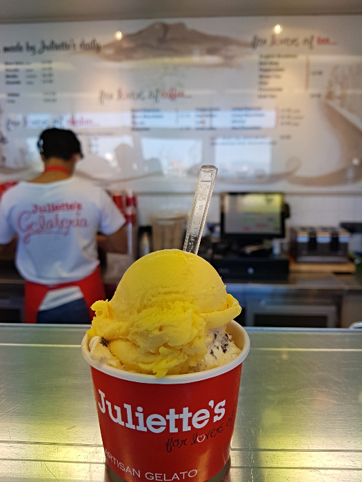 The Juliette's Gelateria on The Strand in Townsville