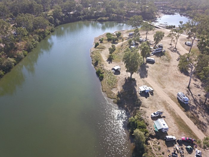 Aerial View of Calliope River Rest Area