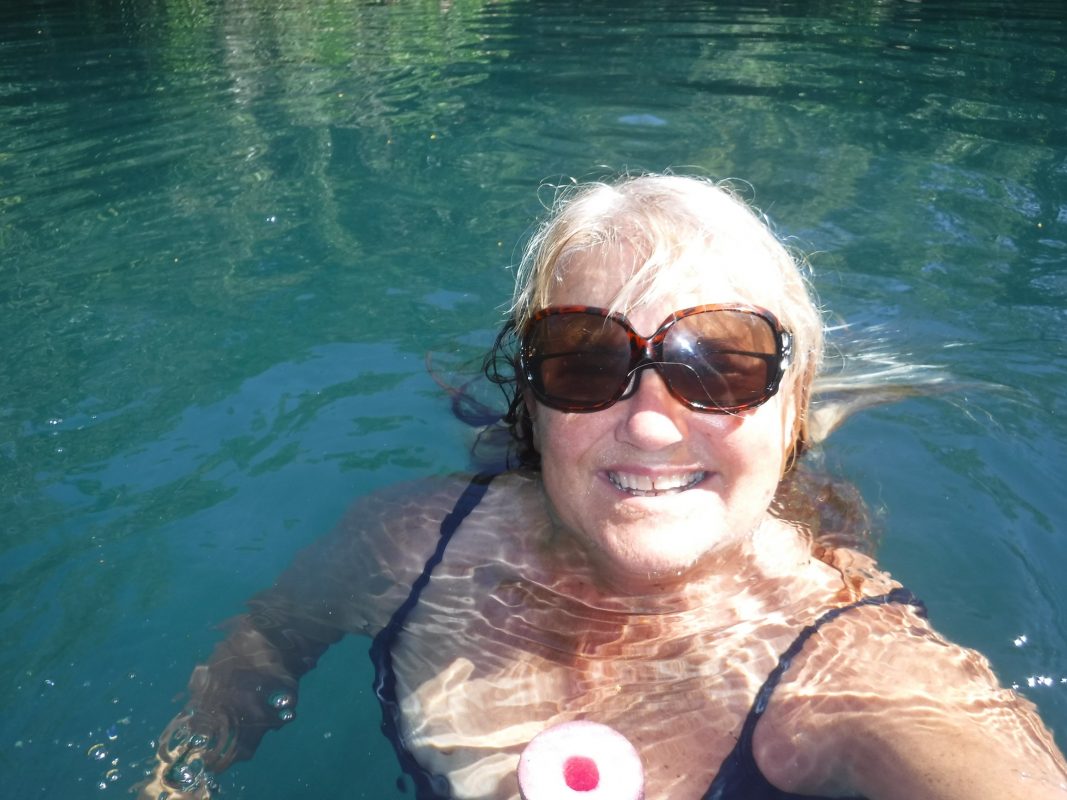 A refreshing swim at Berry Springs