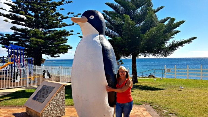 The Big Penguin in Penguin Tas