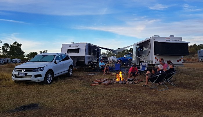 Camping with friends at Corella Dam