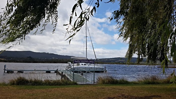 Franklin Campground by Huon River