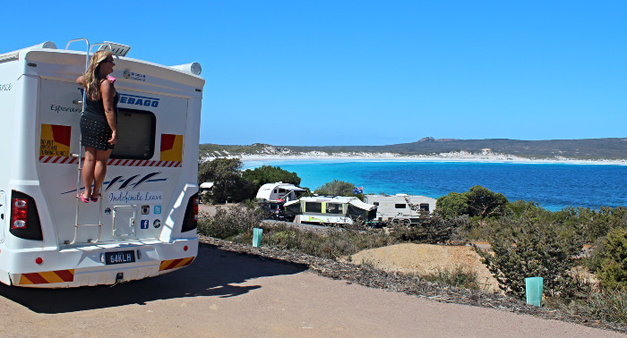 Site 12 at Lucky Bay Campground