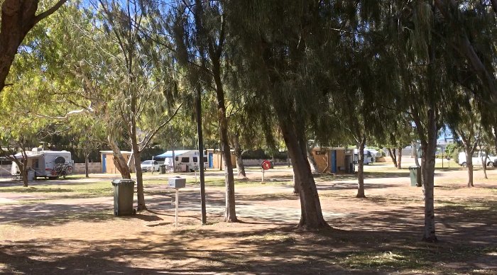 Sites at the Belair Gardens Caravan Park in Geraldton WA