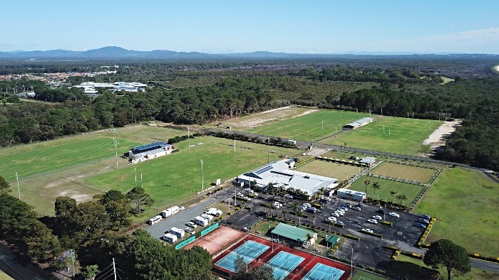 Tuncurry Sporties Club from above