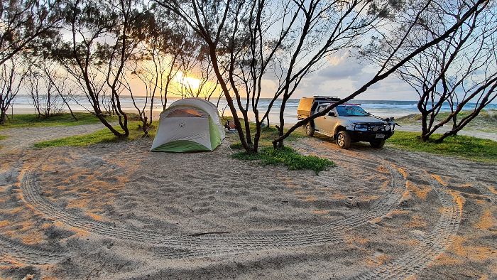 Tent Camping on Fraser Island