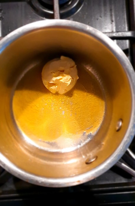 Caramel Tart melt butter