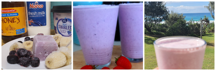How to Make Blueberry Banana Smoothies at home
