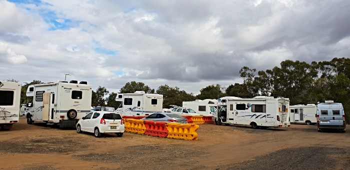 Free camping area at Kershaw Gardens - 16 Great Queensland Free Camps