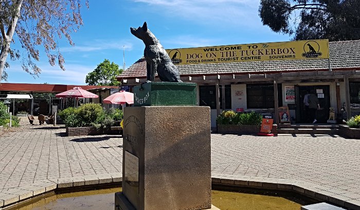 The Dog in the Tuckerbox is just an hour's drive from Wilks Park