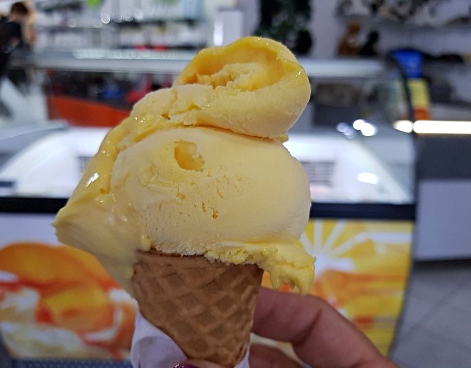 Frosty Mango Ice cream