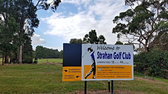 Strahan Golf Club Camping