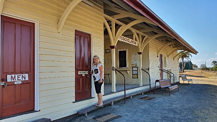 The Toogoolawah Free Camping area is right alongside the Old Toogoolawah Railway Station 