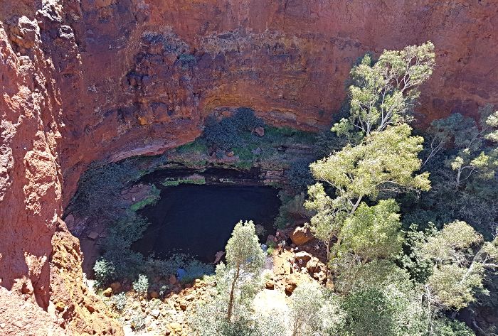 Circular Pool from lookout