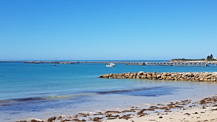 Beachport Jetty is just 400m from the Beachport Caravan Park