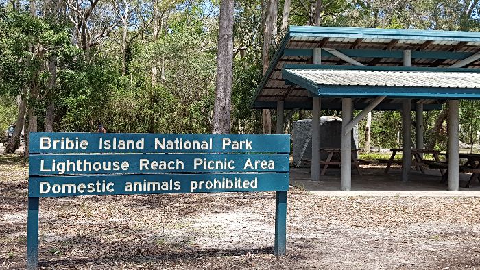 Pets are prohibited in the Bribie Island Camping areas