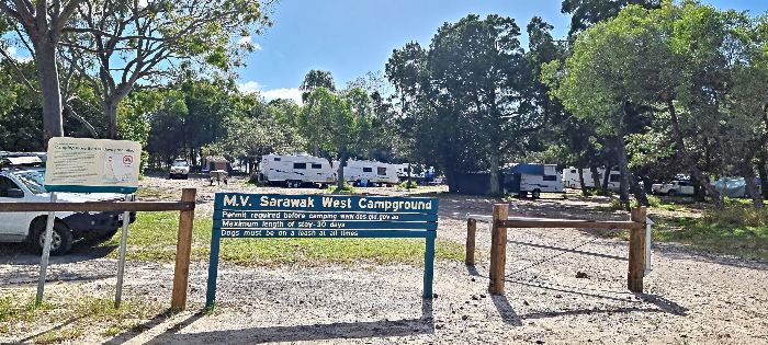 Inskip Point Camping - MV Sarawak West Campground