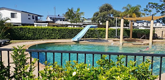 Jervis Bay Holiday Park Swimming Pool and slide