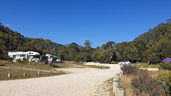 Camped at Ngarigo Campground while we did our Mount Kosciuszko Climb