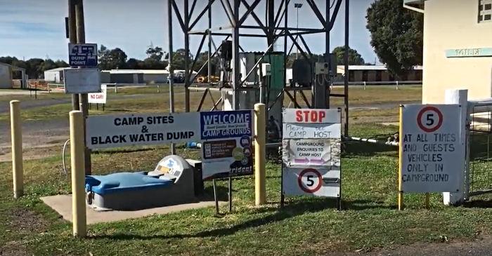 Mount Gambier Camping facilities at the showground include Dump Point
